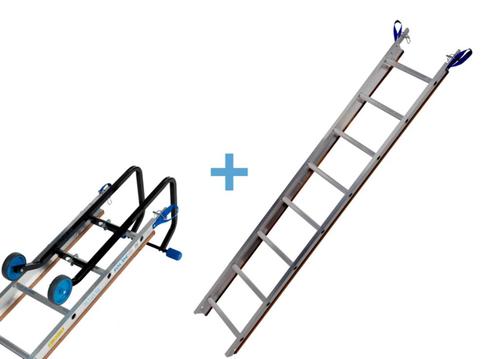 Professionele dakladder 2.00m met nokhaak, Doe-het-zelf en Bouw, Ladders en Trappen, Nieuw, Ladder, 2 tot 4 meter, Ophalen of Verzenden