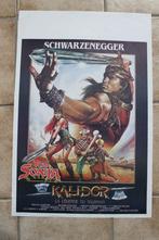 filmaffiche Arnold Schwarzenegger Red Sonja filmposter, Ophalen of Verzenden, A1 t/m A3, Zo goed als nieuw, Rechthoekig Staand