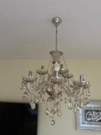 Luster - kroonluchter 12 lampen, Ophalen of Verzenden, Zo goed als nieuw, Glas