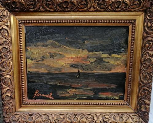 Constant Permeke '' Avond op zee '', Antiek en Kunst, Kunst | Schilderijen | Modern, Verzenden