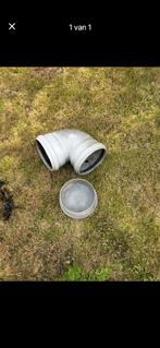 Elleboog 250mm , en deksel 250 mm, Doe-het-zelf en Bouw, Ophalen, Afvoer, PVC, Zo goed als nieuw