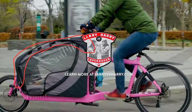 Larry VS Harry regen tent, Fietsen en Brommers, Fietsen | Tandems, Zo goed als nieuw, Ophalen