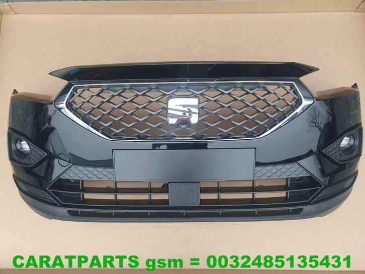5FJ807217E bumper Tarraco Voorbumper LC9X Deep Black Metalic, Auto-onderdelen, Carrosserie, Bumper, Voor, Gebruikt