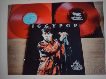 2 LP: IGGY POP: LIVE N.Y. RITZ 1986 (rood vinyl) nieuwstaat beschikbaar voor biedingen