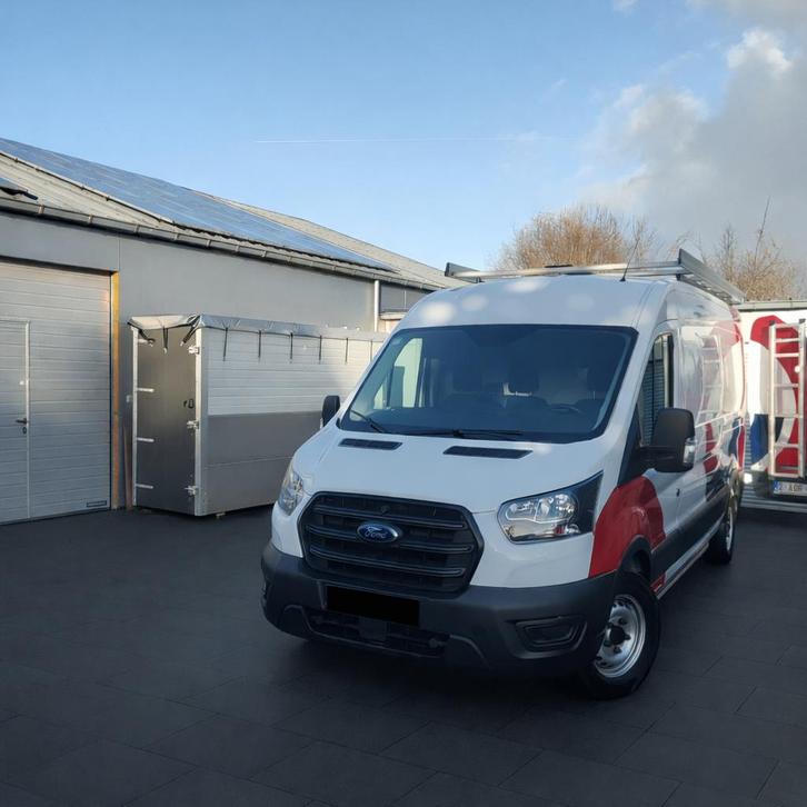 Ford transit met inrichting en porte bagage, Auto's, Bestelwagens en Lichte vracht, Particulier, Ford, Diesel, Euro 6, Handgeschakeld