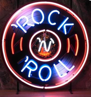Néon Rock 'N Roll 65cm beschikbaar voor biedingen