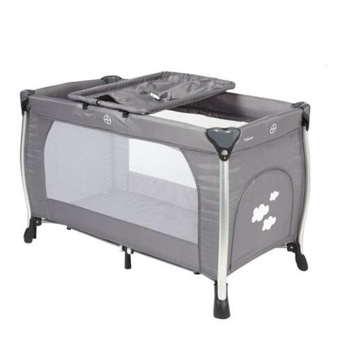 Dreambee Reisbed Essentials Luxury grijs, Kinderen en Baby's, Babywiegjes en Ledikanten, Zo goed als nieuw, Reisbedje, Ophalen