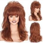 Pruik Peggy Bundy lang koperbruin haar sixties look, Handtassen en Accessoires, Uiterlijk | Haarverzorging, Verzenden, Nieuw