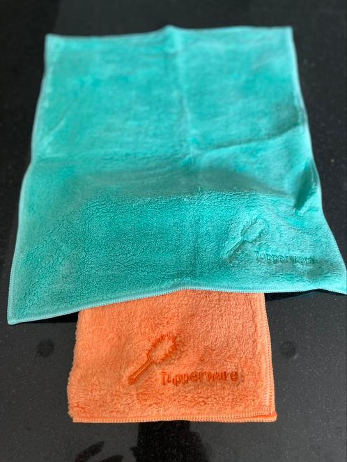 Tupperware set stofdoeken, Huis en Inrichting, Keuken | Tupperware, Nieuw, Overige typen, Groen, Oranje, Ophalen of Verzenden