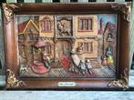 Leuk reliëf schilderij in goede staat., Antiek en Kunst, Ophalen of Verzenden