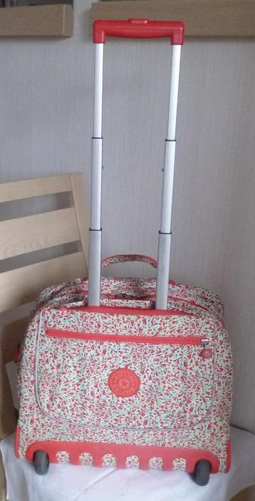 Kipling Trolley 2 wielen en schouderbanden + TB apenconditie beschikbaar voor biedingen