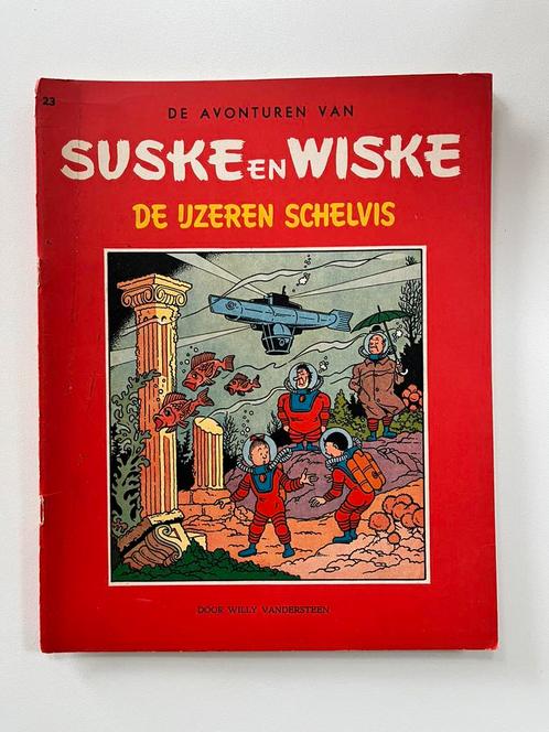 De ijzeren schelvis - suske en wiske - 1963, Boeken, Stripverhalen, Zo goed als nieuw, Eén stripboek, Ophalen of Verzenden