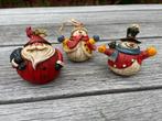 3x Kerstfiguren voor in de kerstboom, Diversen, Kerst, Ophalen of Verzenden, Nieuw