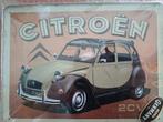 Reclamebord Citroën deux chevaux, Ophalen of Verzenden, Nieuw