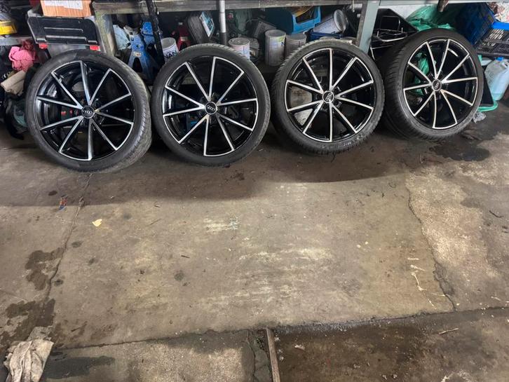 Jantes style Audi s4 b9 5x112 moyeu 66,6mm, Auto-onderdelen, Banden en Velgen, Banden en Velgen, Zomerbanden, 19 inch, 255 mm