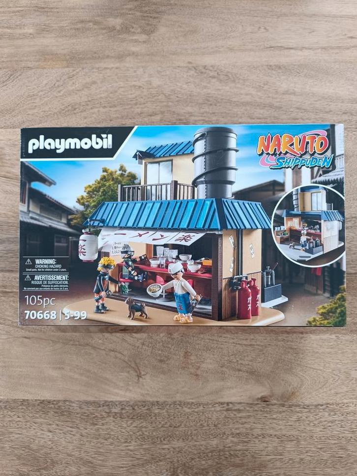 Playmobil Naruto Shippuden 70668 : Ichiraku Ramenshop, Kinderen en Baby's, Speelgoed | Playmobil, Nieuw, Ophalen of Verzenden