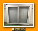 ramen pvc wit uit stock raam met glas stockverkoop RAMENHAL, Nieuw, Kunststof, Raamkozijn, 150 tot 225 cm