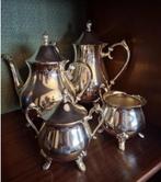 Klassieke theeset bestaande uit 4 delen, Antiek en Kunst, Ophalen, Zilver