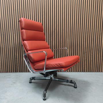 Vitra Soft Pad EA 222 Bureaustoel Red Stone beschikbaar voor biedingen