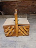 Corbeille à couture portable ancienne., Enlèvement