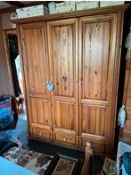 houten slaapkamer, Huis en Inrichting, Slaapkamer | Complete slaapkamers, Ophalen, Gebruikt
