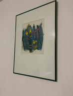 Abstract schilderij ‘De Rode Draad’ van Lea Trekels, Ophalen
