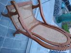 Vintage fauteuil, Riet of Rotan, Gebruikt, Ophalen