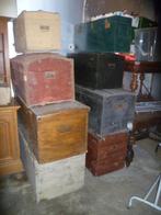 VERSCHILLENDE OUDE KOFFERS, Antiek en Kunst, Curiosa en Brocante, Ophalen