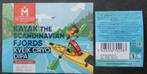 Bieretiket Kayak The Scandinavian Fjordsh The Musketeer 9s4, Verzamelen, Verzenden, Gebruikt
