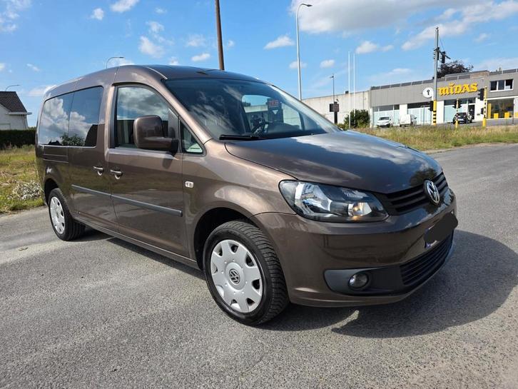 Volkswagen Caddy Maxi 1.6tdi Automatigue 7 zitplaatsen, Auto's, Bestelwagens en Lichte vracht, Particulier, ABS, Airbags, Airconditioning