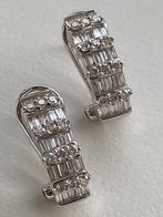 Diamanten oorringen, Handtassen en Accessoires, Oorbellen, Ophalen, Gebruikt, Overige kleuren, Met edelsteen