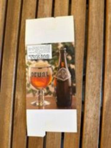 Carton publicitaire de table Trappist Orval, Enlèvement ou Envoi, Neuf, Panneau, Plaque ou Plaquette publicitaire, Autres marques