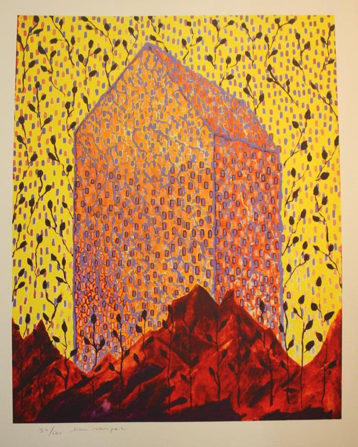 Willy Van Sompel - Litho - (37/500), Antiek en Kunst, Kunst | Litho's en Zeefdrukken, Ophalen