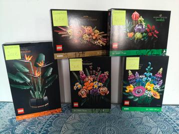 Verschillende Lego Botanische sets beschikbaar voor biedingen