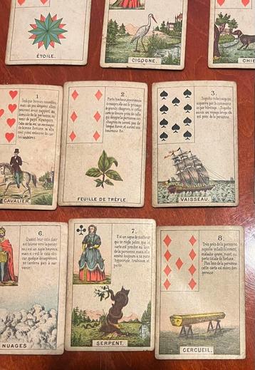 19de eeuws tarot kaartspel madame Lenormand beschikbaar voor biedingen