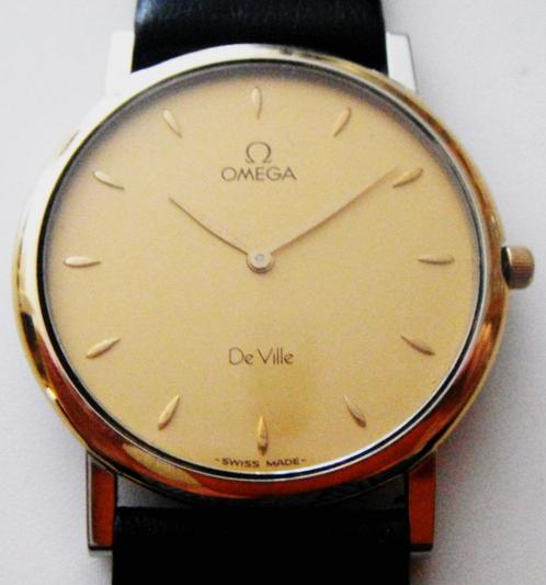 Montre Omega DeVille Classic Extra-Plate, cal. 1478, 1991, Handtassen en Accessoires, Horloges | Heren, Gebruikt, Polshorloge