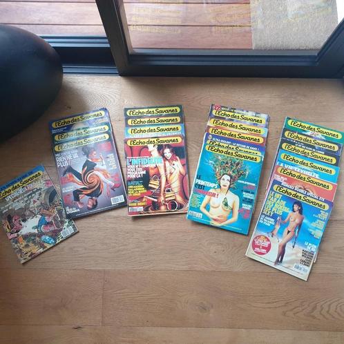 Lot de 19 magazines revues L'ECHO DES SAVANES de 1990 à 1996, Verzamelen, Tijdschriften, Kranten en Knipsels, Tijdschrift, 1980 tot heden