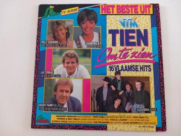 Vinyl LP Beste uit Tien om te Zien VTM Pop Schlager Belpop beschikbaar voor biedingen