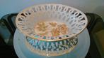 Coupe in Limoges porselein fruitschaal ajourée 33cm, Verzamelen, Ophalen of Verzenden, Porselein