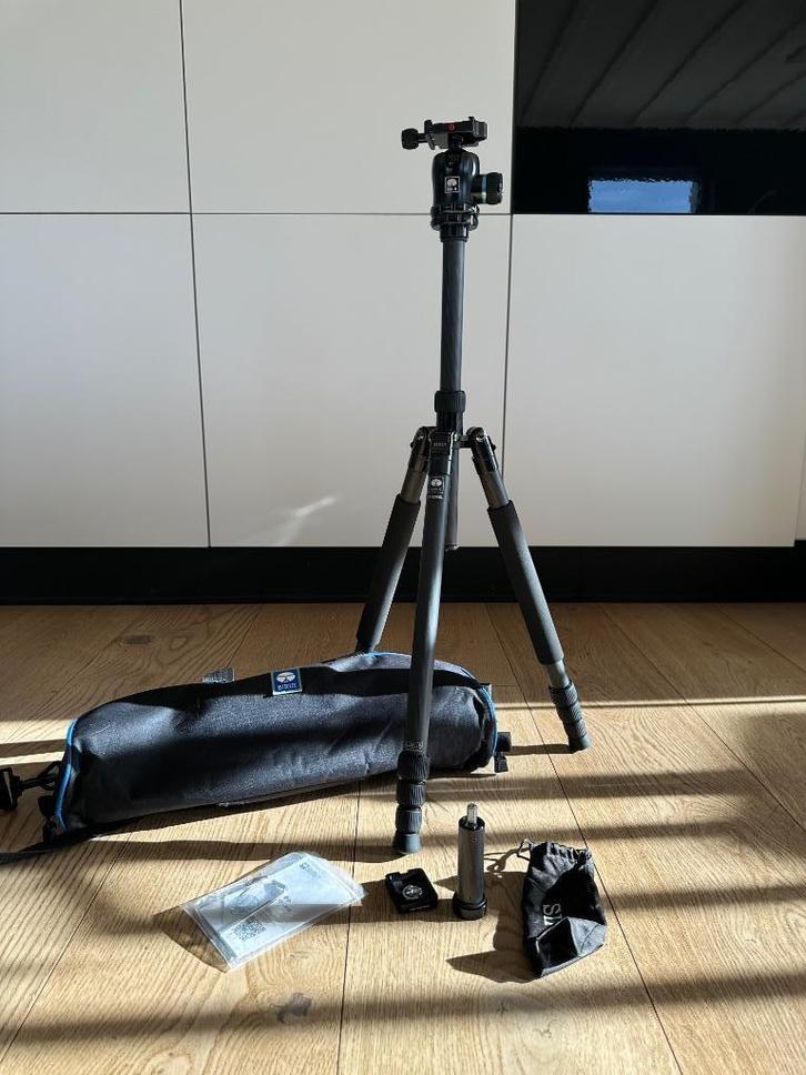 Trépied Sirui Carbon T-1204 xl + tête K-20x, Audio, Tv en Foto, Fotografie | Statieven en Balhoofden, Zo goed als nieuw, Driepoot