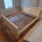 Lit en chêne massif 140x200, Maison & Meubles, Chambre à coucher | Lits, Enlèvement, 200 cm, Deux personnes, 140 cm