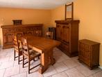 Salle à manger en chêne massif, Maison & Meubles, Enlèvement, Utilisé, Aggloméré