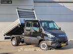 Iveco Daily 35C21 Open Laadbak Dubbel Cabine 210PK 3.0L Dubb, Auto's, Stof, Euro 6, 4 cilinders, Iveco