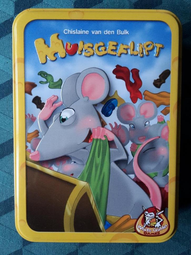 Nieuw spel Muisgeflipt, White Goblin, 2-6 sp, + gratis promo, Hobby en Vrije tijd, Gezelschapsspellen | Bordspellen, Nieuw, Ophalen of Verzenden