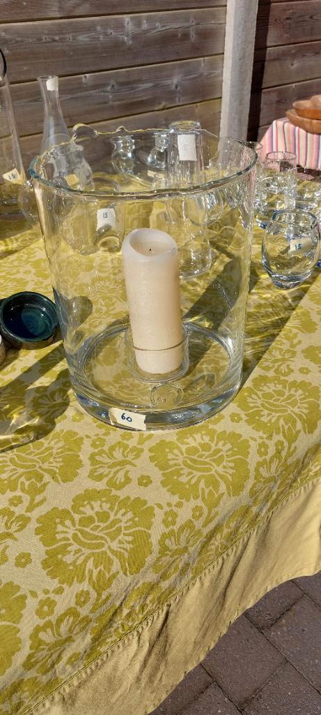 Collection : verrerie, vases, bougeoirs, design., Maison & Meubles, Accessoires pour la Maison | Bougeoirs & Bougies, Comme neuf