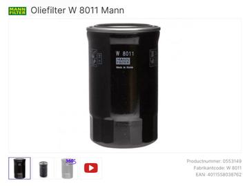 oliefilter disponible aux enchères