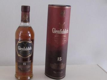 Fles + koker Glenfiddich 15 y - The Solera Vat - 70 cl beschikbaar voor biedingen