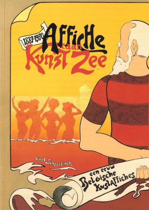 Affichekunst-aan-zee 1887-1970 (met originele 3-luiksfolder), Livres, Art & Culture | Arts plastiques, Comme neuf, Enlèvement ou Envoi