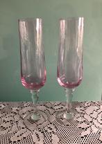 Set de 2 coupes à champagne IKEA Konungslig rose, Maison & Meubles, Neuf, Uni, Verre ou Verres, Enlèvement ou Envoi