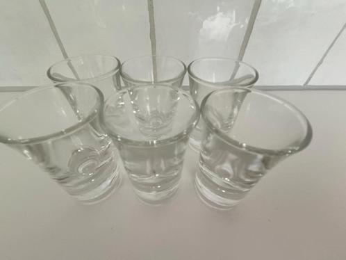 Shotglaasjes 6x4, Verzamelen, Glas en Drinkglazen, Ophalen of Verzenden